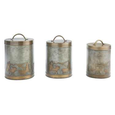 Forester's Canisters - Set Of 3 - Park Designs - The Fox Decor